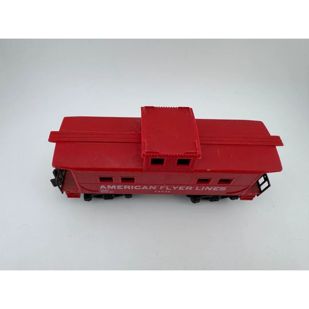 American Flyer Lines Red Caboose Train‎ Car Model 24636 Plastic Toy